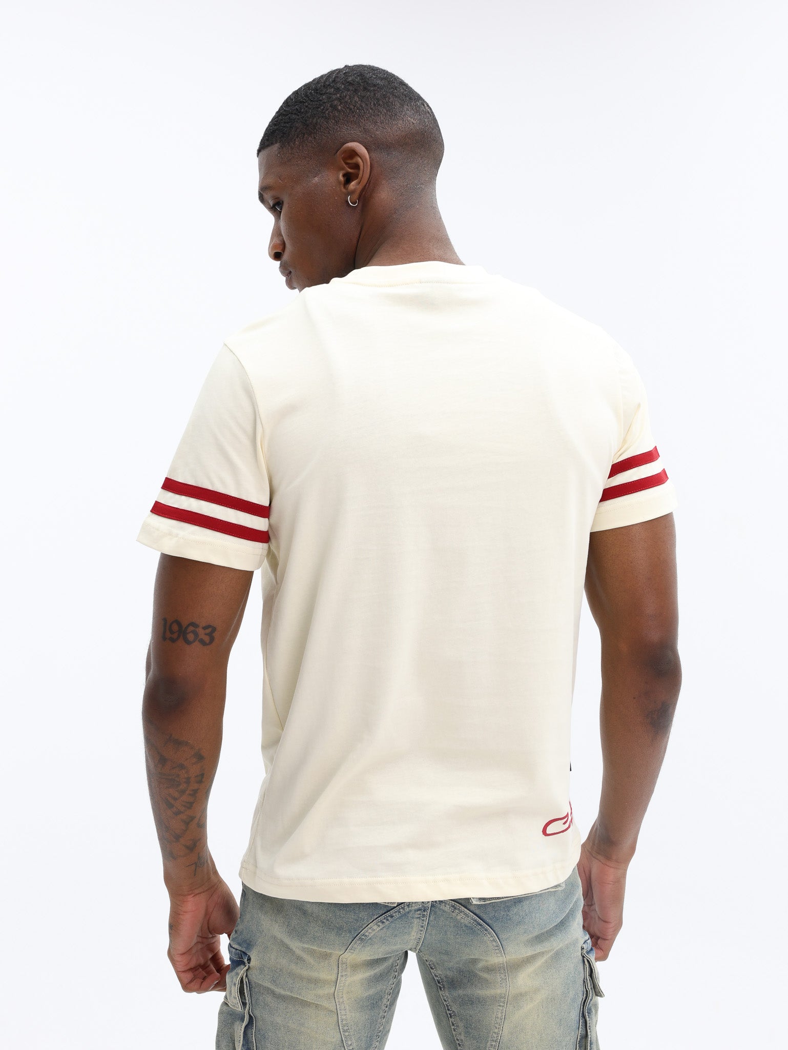 Cutty T-Shirt Graphic Print Logo White-Red